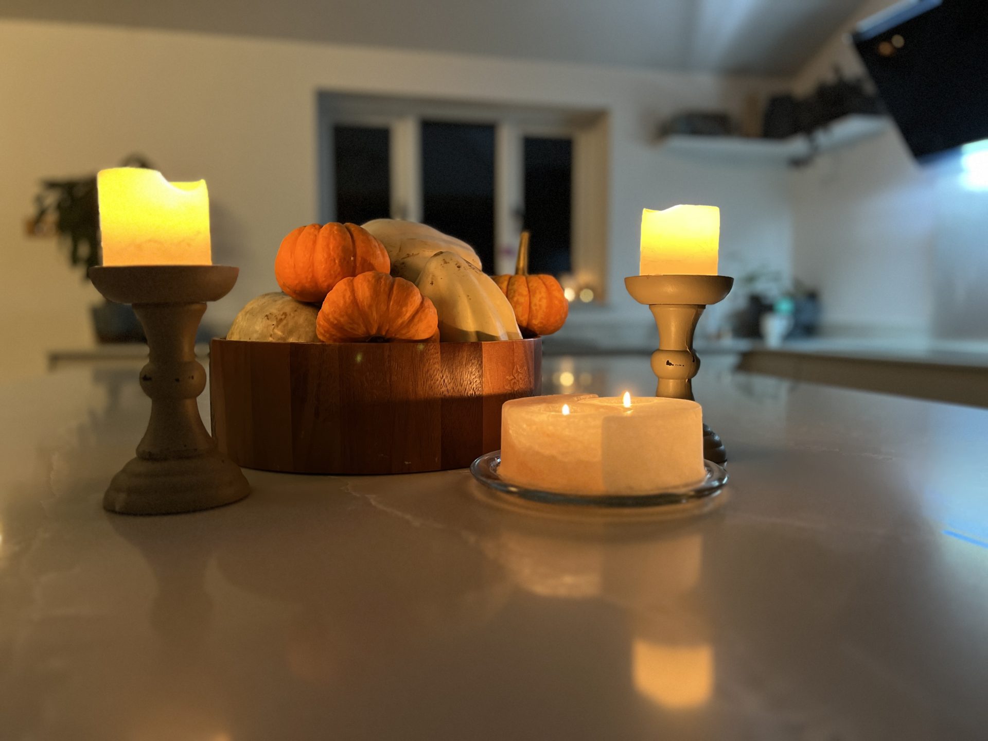 Pumpkin table display