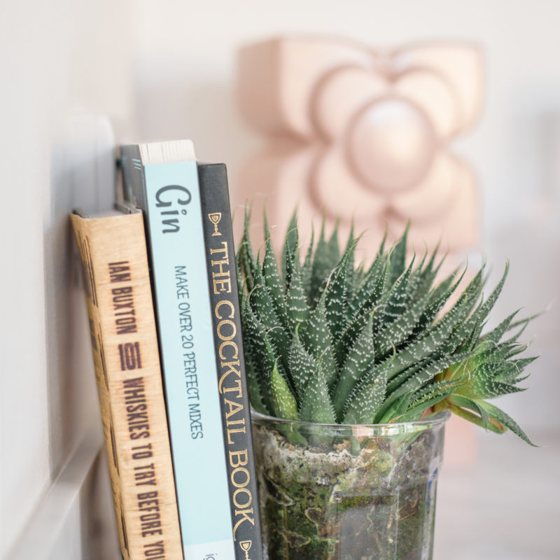 books and plant