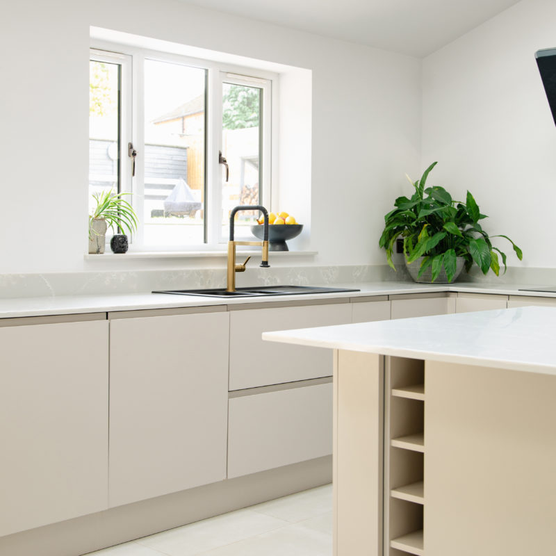 Cool Neutral Kitchen